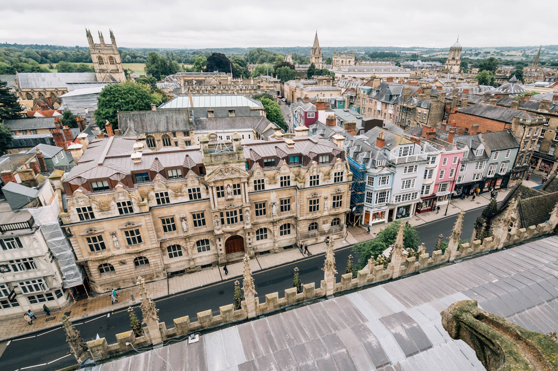 Oxford high angle view.